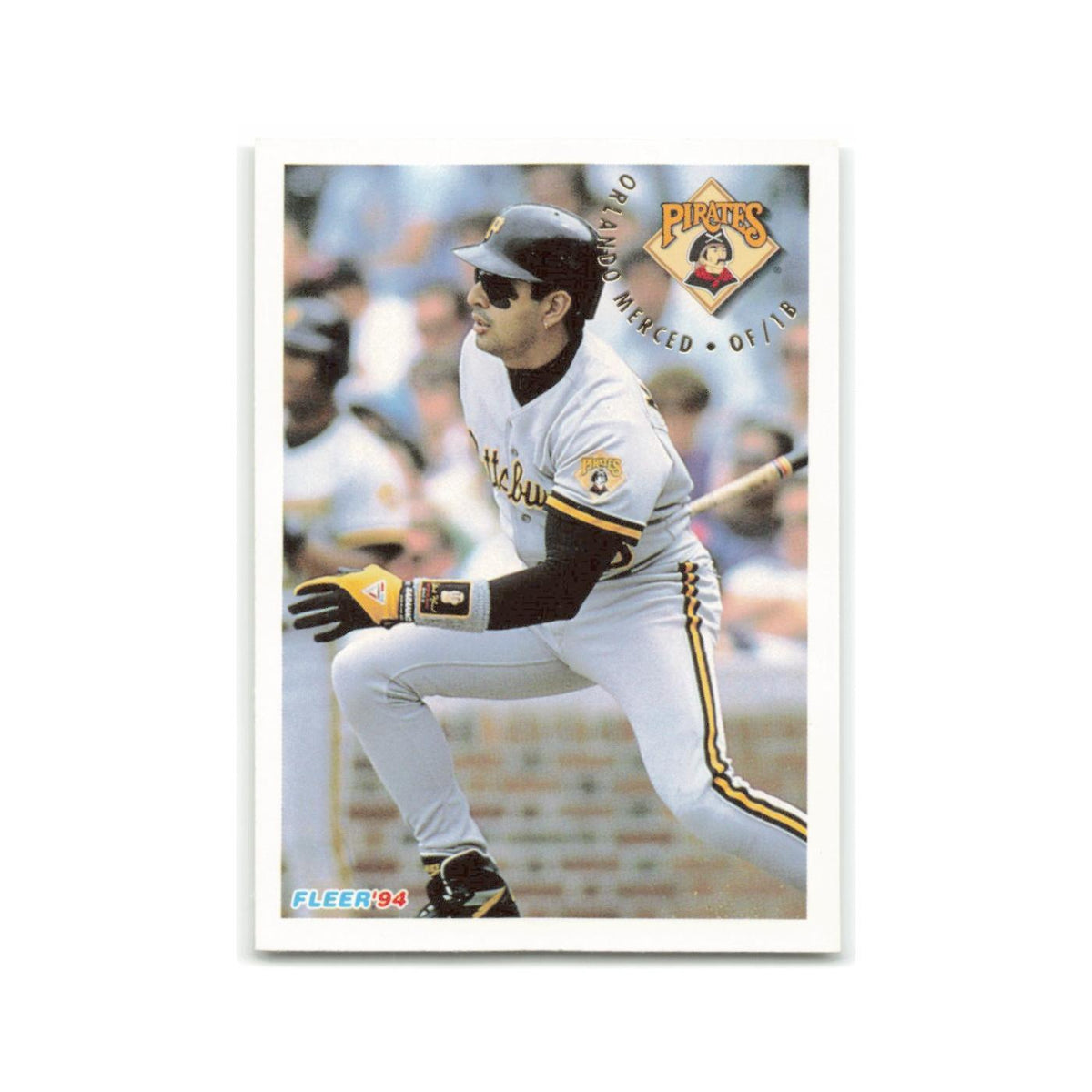 Orlando Merced 1994 Fleer #614 Pittsburgh Pirates Baseball Card NM