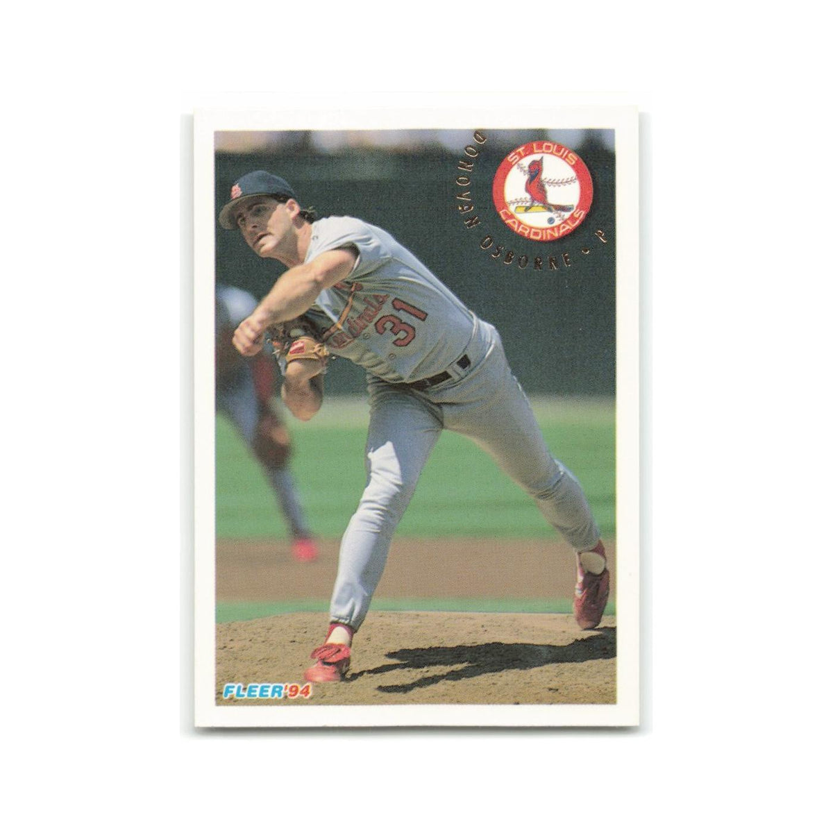 Donovan Osborne 1994 Fleer #640 St. Louis Cardinals Baseball Card NM