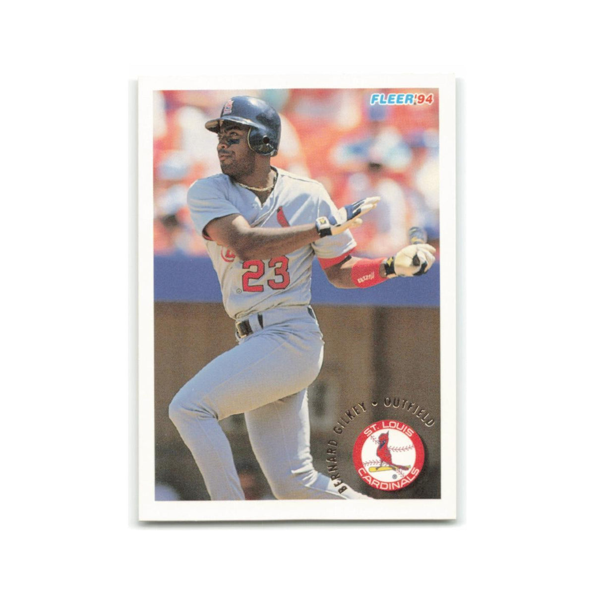 Bernard Gilkey 1994 Fleer #631 St. Louis Cardinals Baseball Card NM