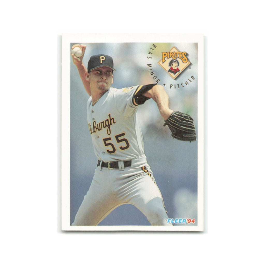Blas Minor 1994 Fleer #615 Pittsburgh Pirates Baseball Card NM