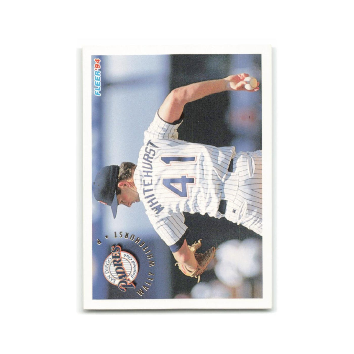 Wally Whitehurst 1994 Fleer #678 San Diego Padres Baseball Card NM