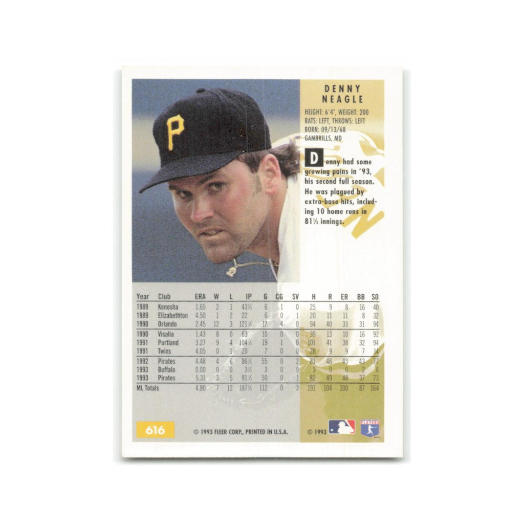 Denny Neagle 1994 Fleer #616 Pittsburgh Pirates Baseball Card NM