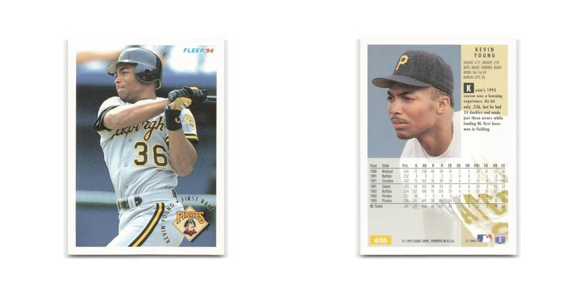 Kevin Young 1994 Fleer #626 Pittsburgh Pirates Baseball Card NM