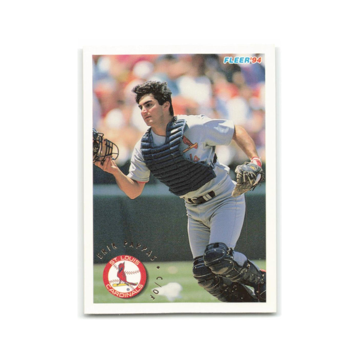 Erik Pappas 1994 Fleer #642 St. Louis Cardinals Baseball Card NM