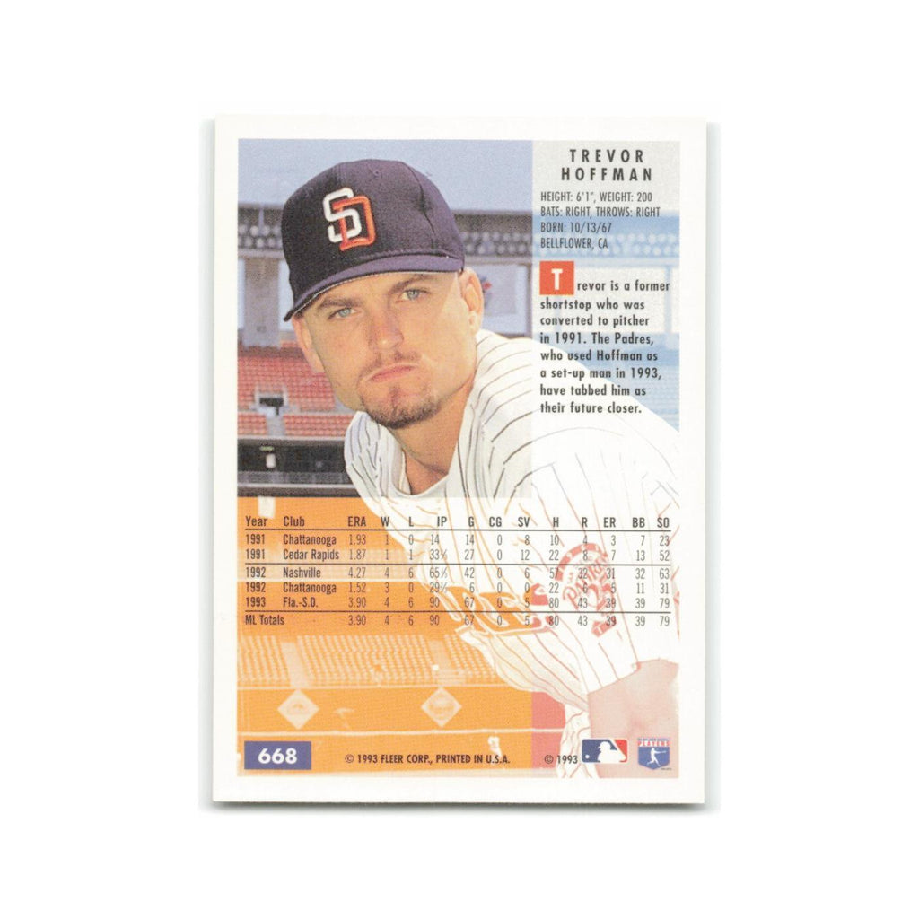 Trevor Hoffman 1994 Fleer #668 San Diego Padres Baseball Card NM