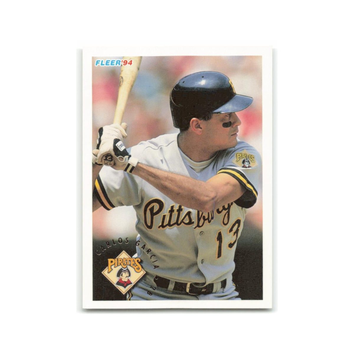 Carlos Garcia 1994 Fleer #609 Pittsburgh Pirates Baseball Card NM