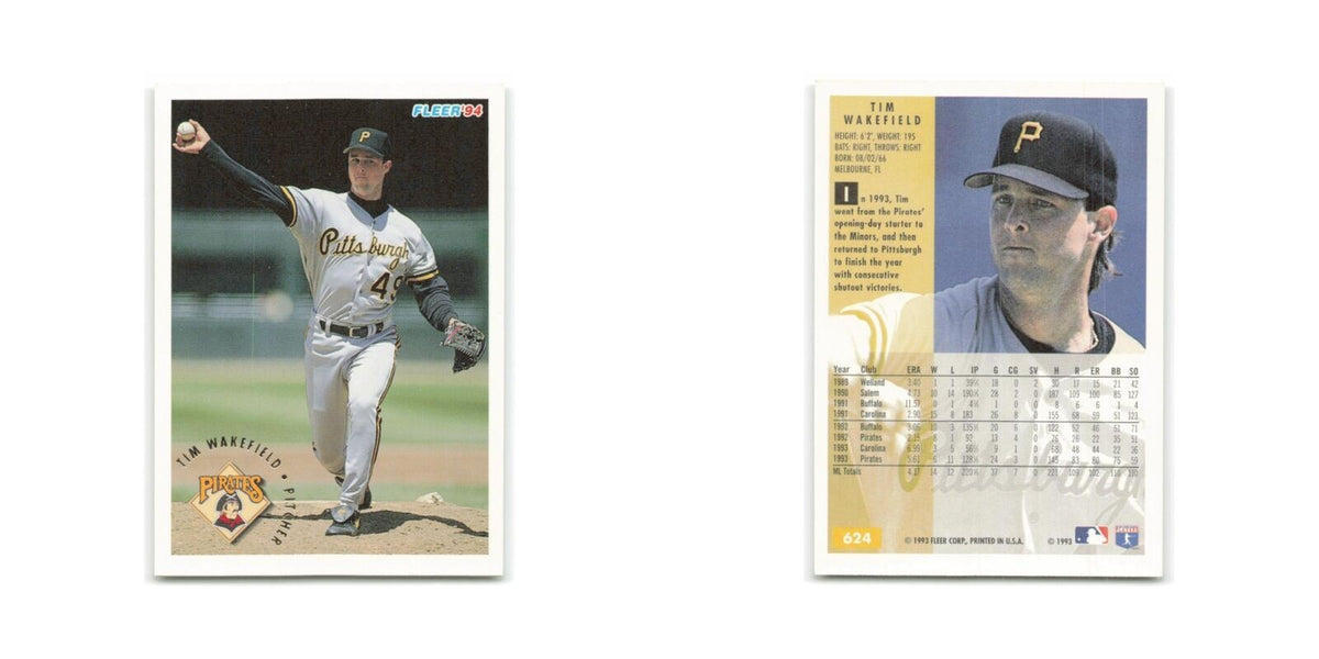 Tim Wakefield 1994 Fleer #624 Pittsburgh Pirates Baseball Card NM