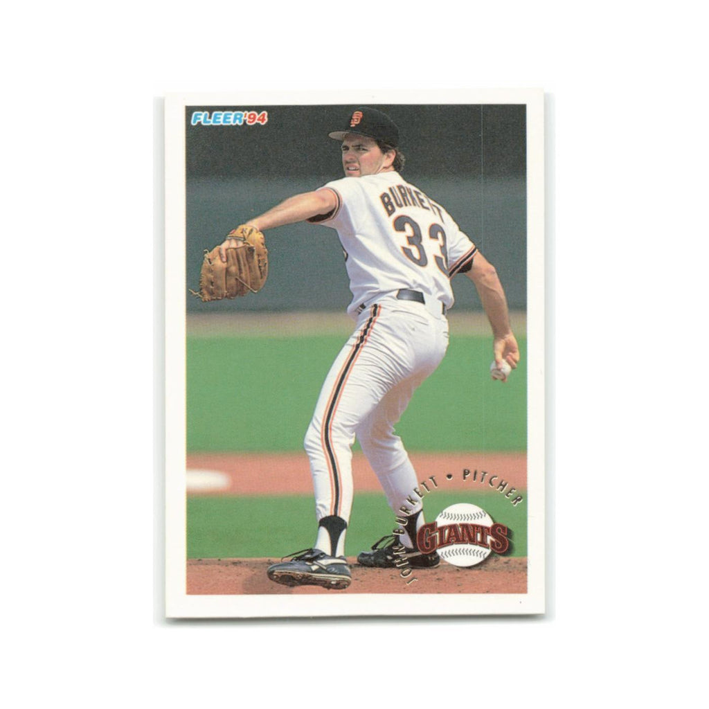 John Burkett 1994 Fleer #687 San Francisco Giants Baseball Card NM