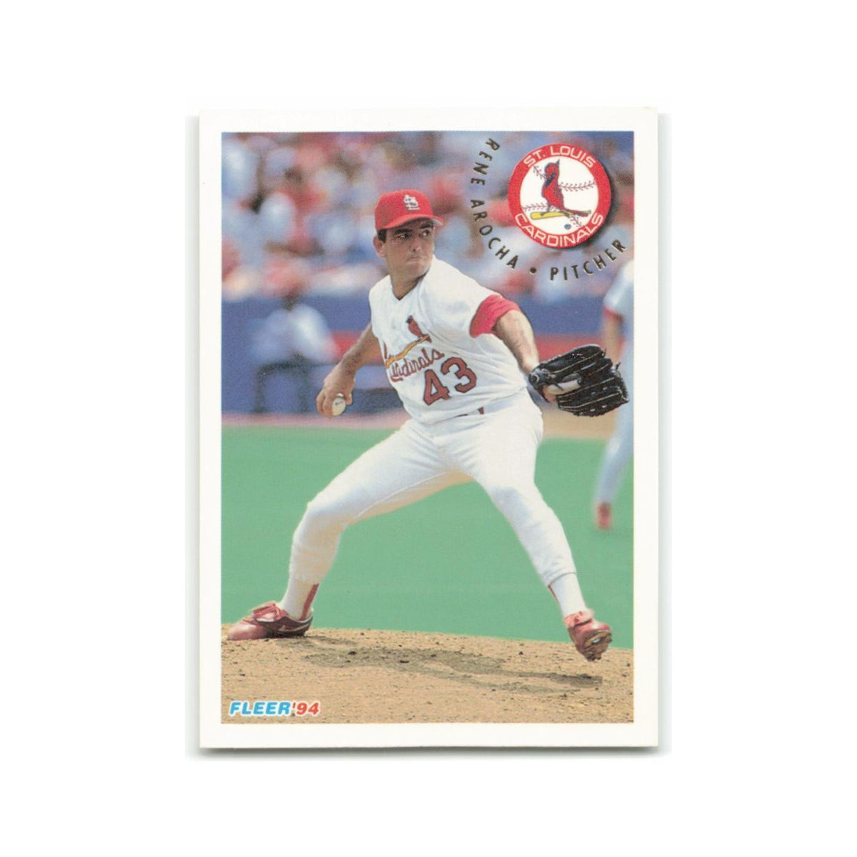 Rene Arocha 1994 Fleer #628 St. Louis Cardinals Baseball Card NM