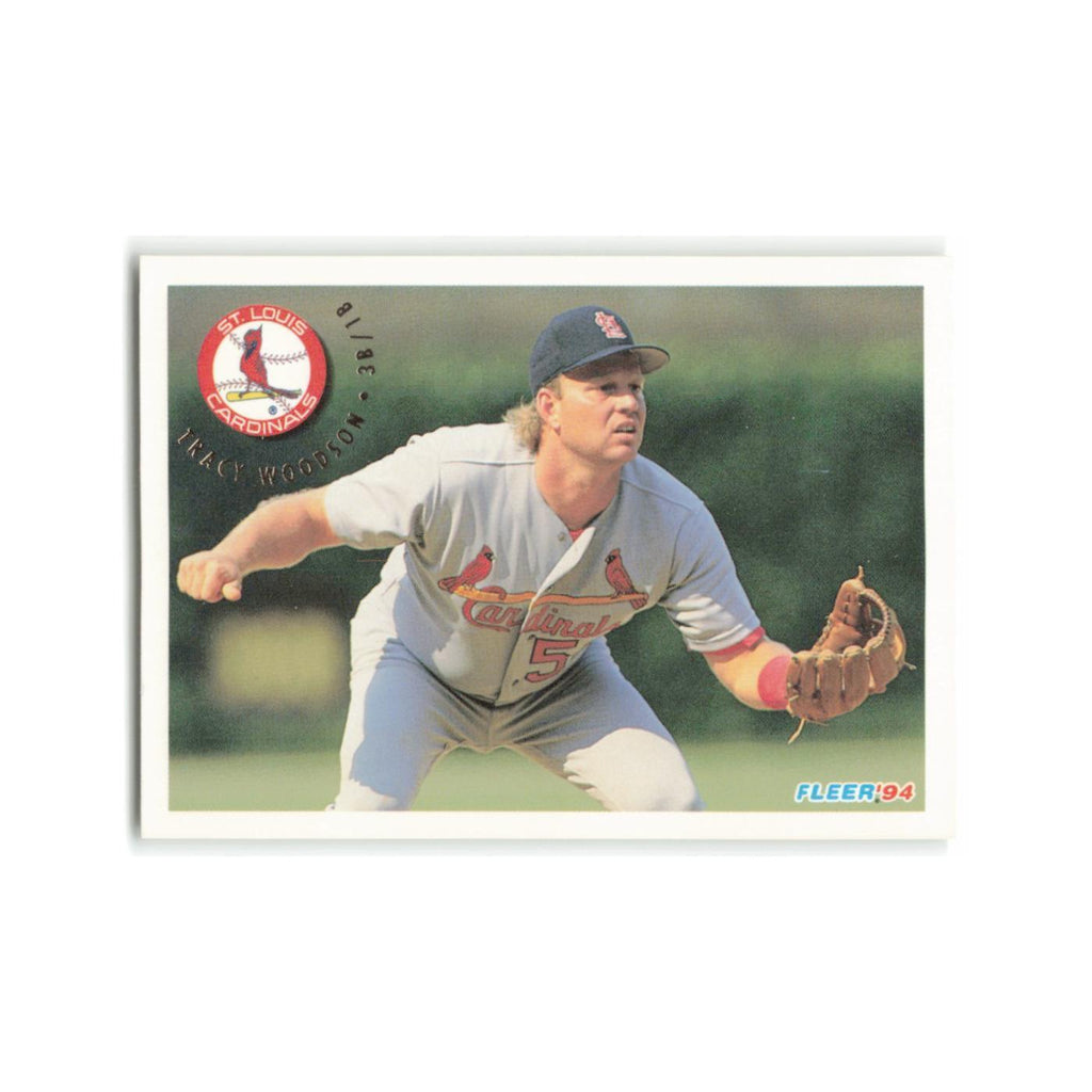 Tracy Woodson 1994 Fleer #650 St. Louis Cardinals Baseball Card NM