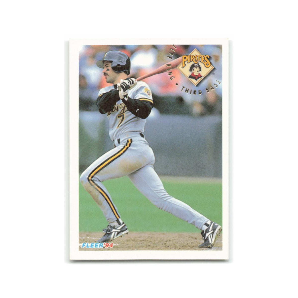 Jeff King 1994 Fleer #611 Pittsburgh Pirates Baseball Card NM