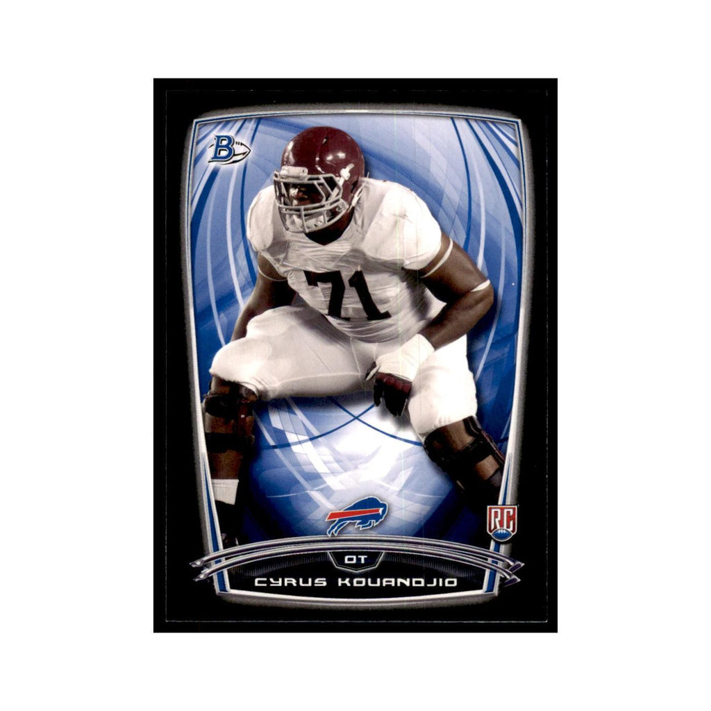 2014 Bowman Cyrus Kouandjio RC Football Cards #60