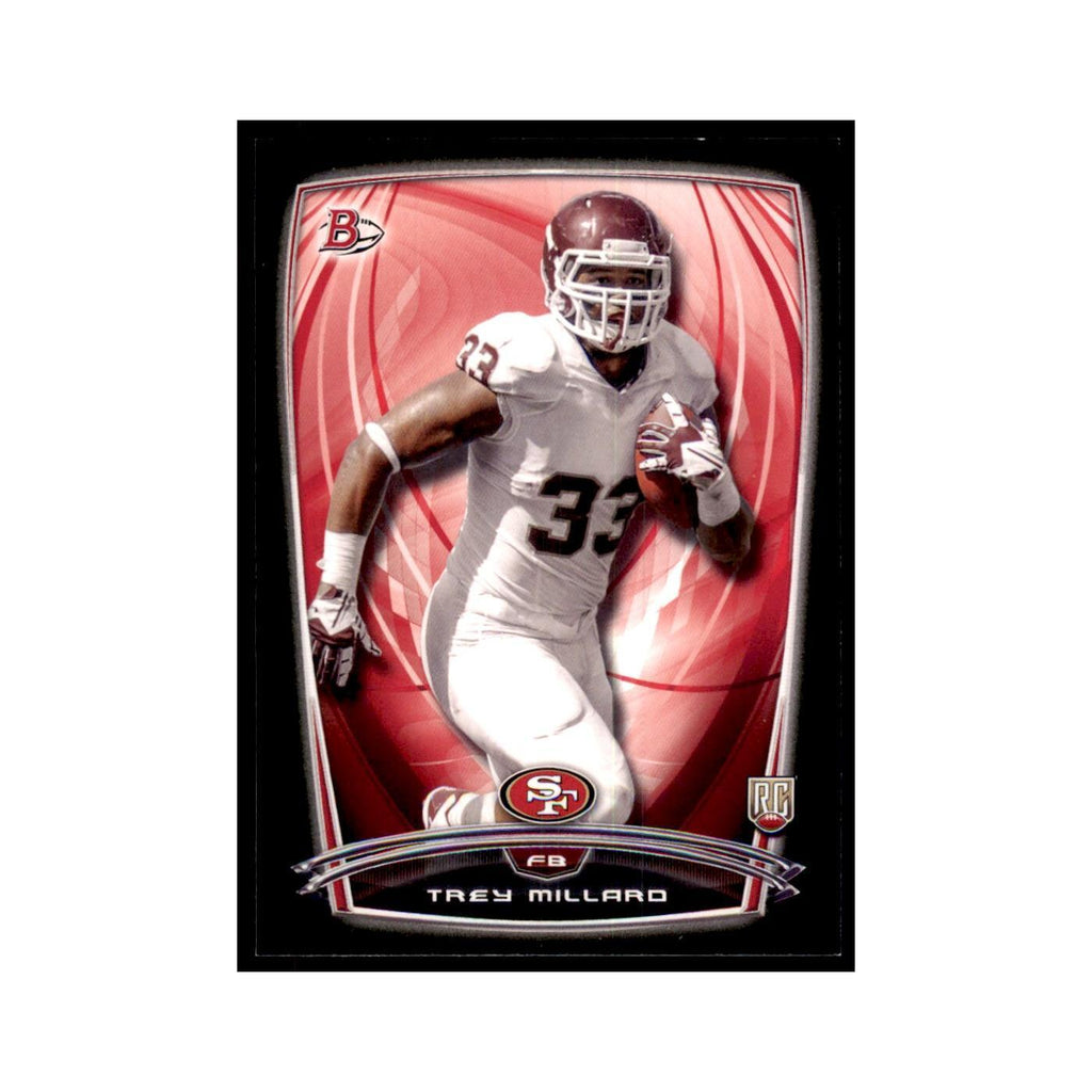 2014 Bowman Trey Millard RC Football Cards #91