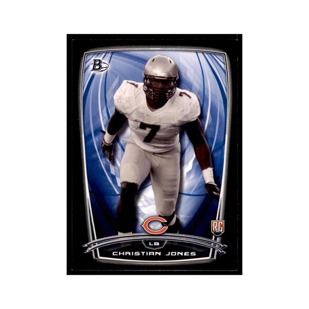 2014 Bowman Christian Jones RC Football Cards #67