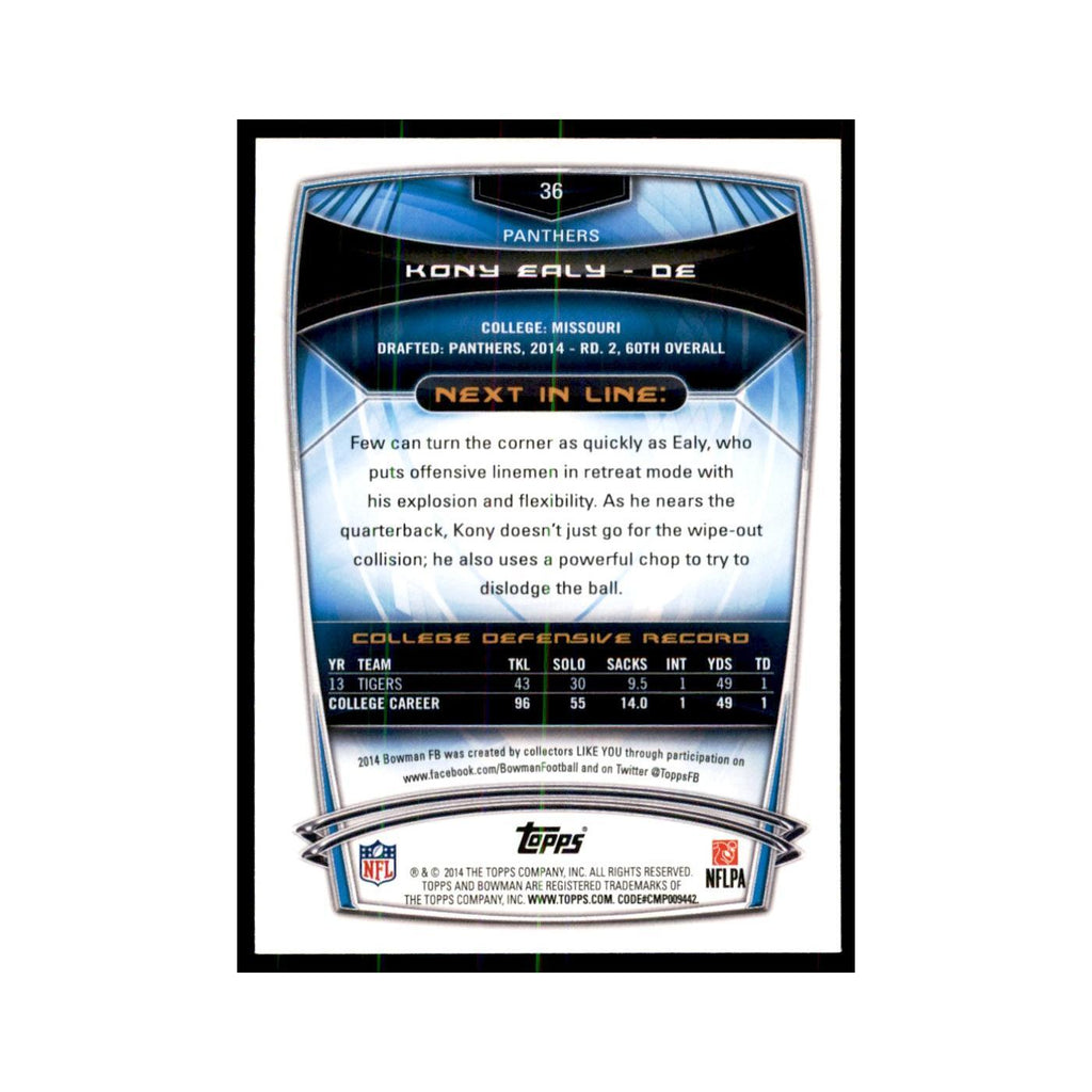 2014 Bowman Kony Ealy RC Football Cards #36