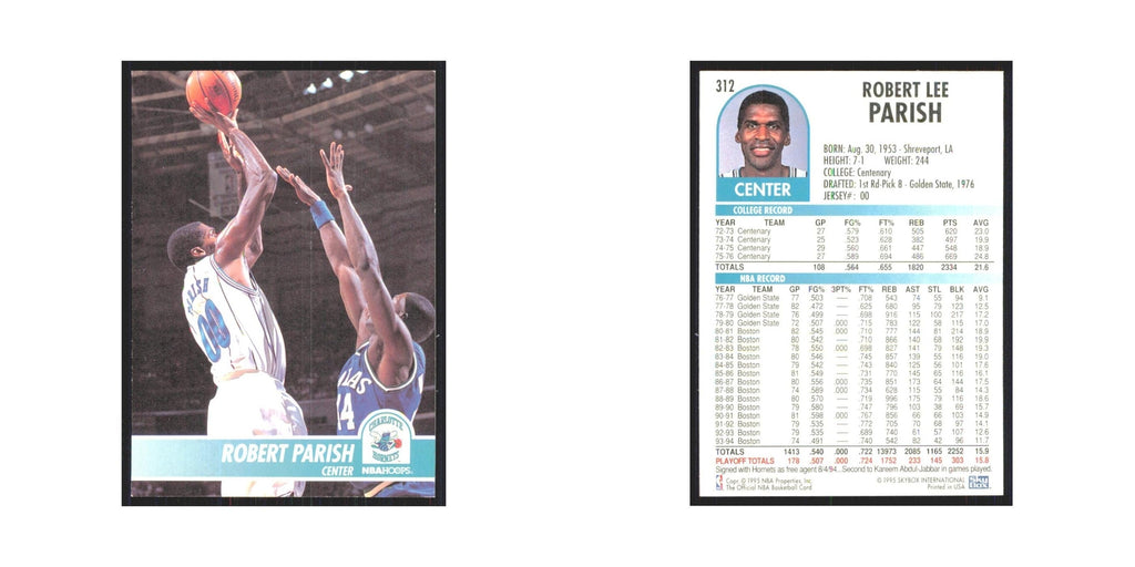1994 NBA Hoops Robert Parish RC Hornets #312