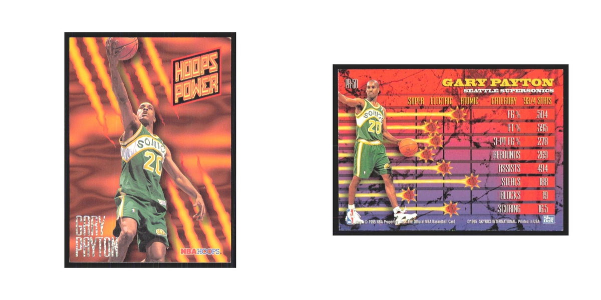 1994 NBA Hoops Gary Payton Seattle SuperSonics #PR-50