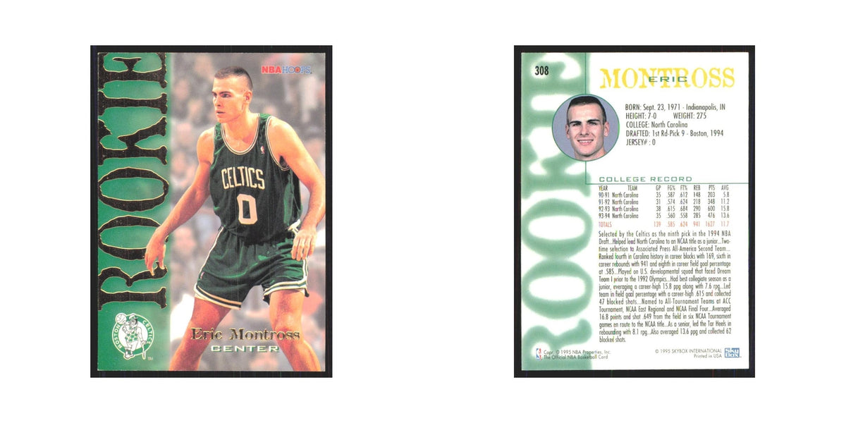 1994 NBA Hoops Eric Montross RC Celtics #308