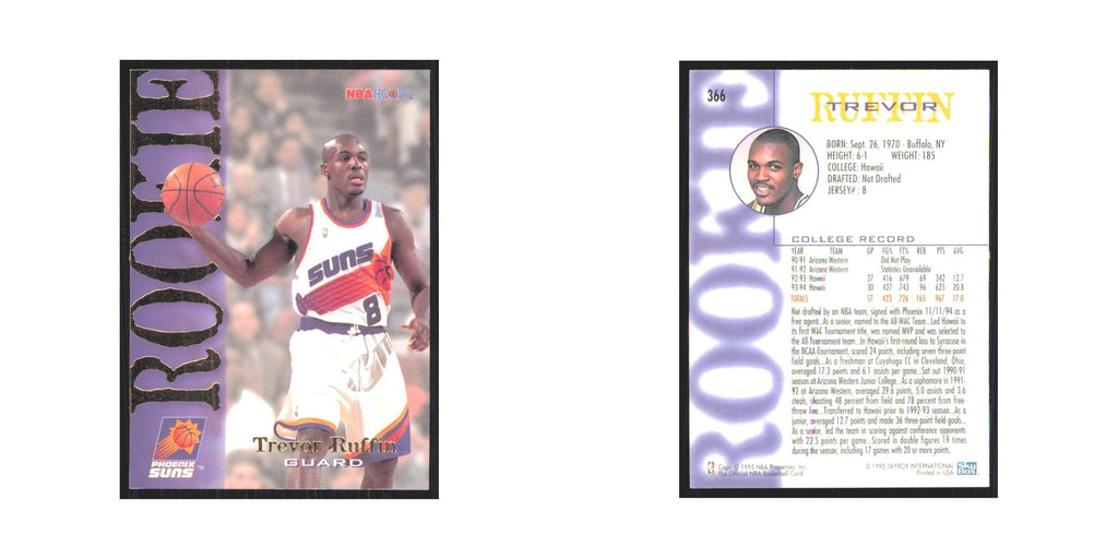 1994 NBA Hoops Trevor Ruffin RC Suns #366