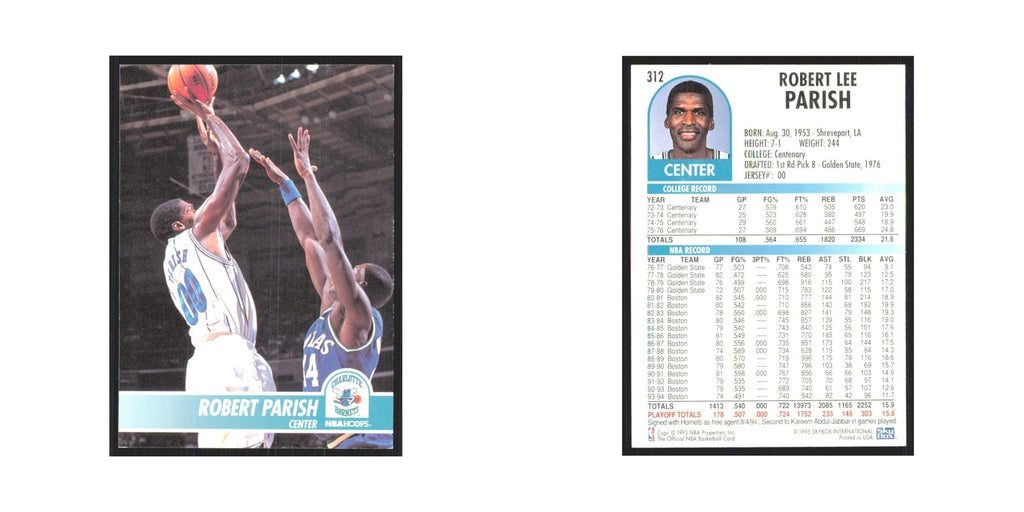1994 NBA Hoops Robert Parish Hornets #312