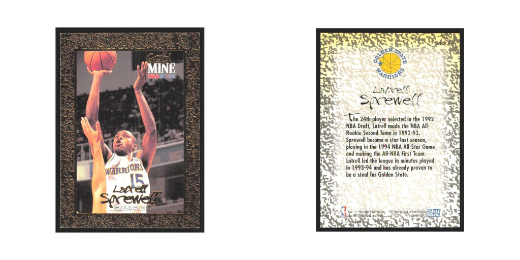 1994 NBA Hoops Latrell Sprewell Golden State Warriors #435
