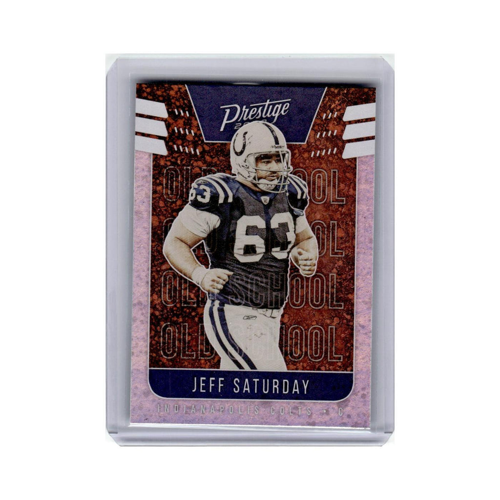 Jeff Saturday 2020 Panini Prestige #OS-JS Indianapolis Colts Football Card NM