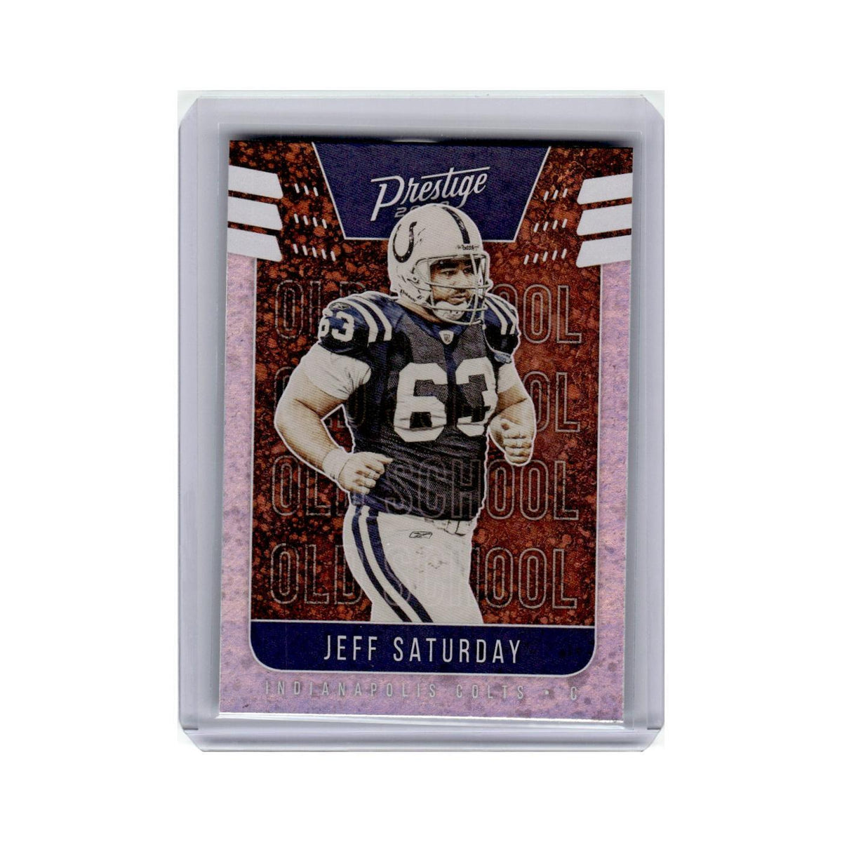 Jeff Saturday 2020 Panini Prestige #OS-JS Indianapolis Colts Football Card NM