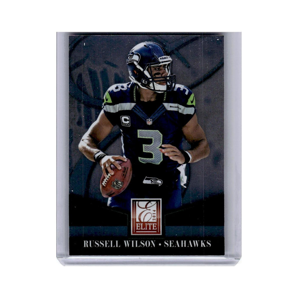 Russell Wilson 2014 Panini Elite #84 Seattle Seahawks Football Card NM