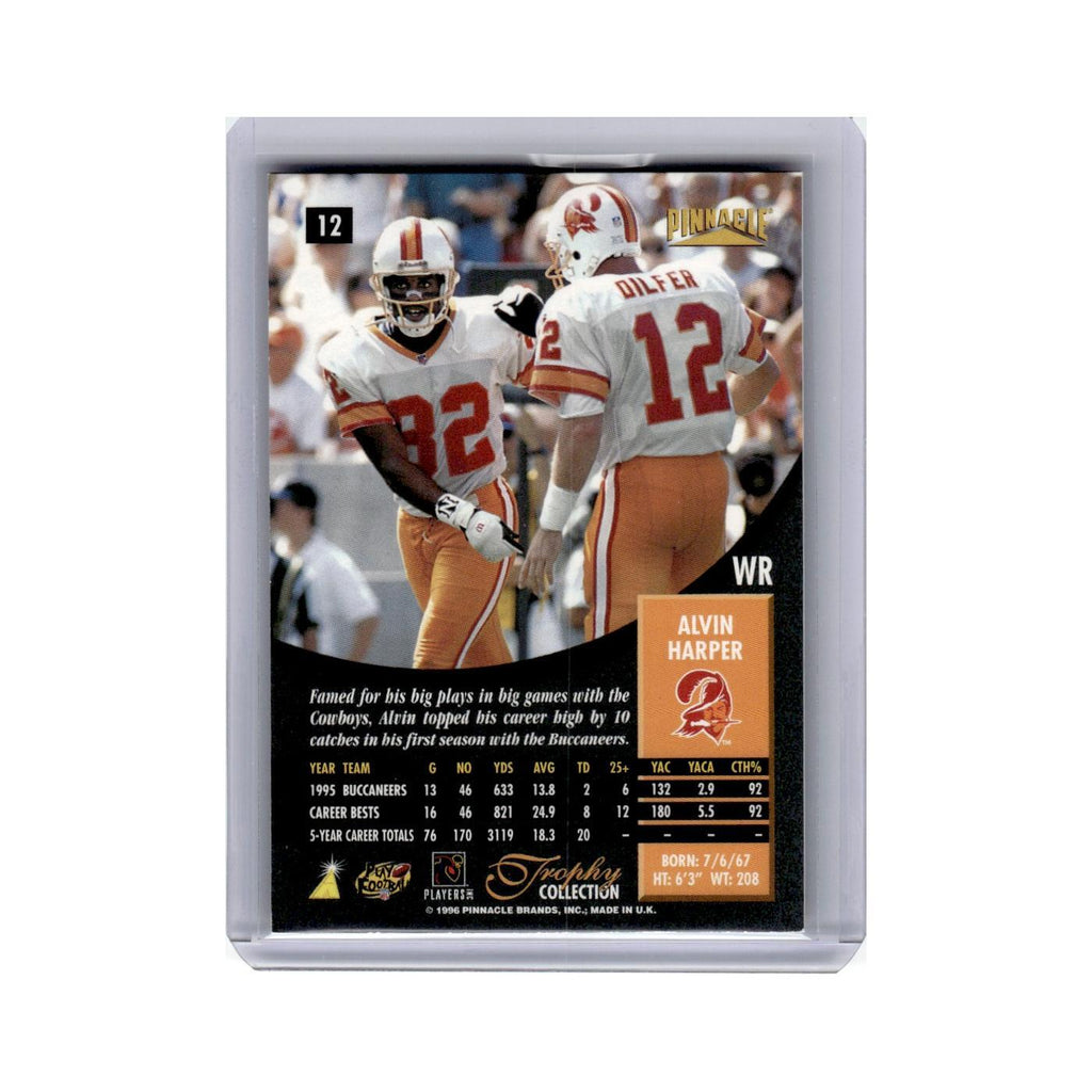 Alvin Harper 1996 Pinnacle Trophy Collection #12 Tampa Bay Buccaneers NM