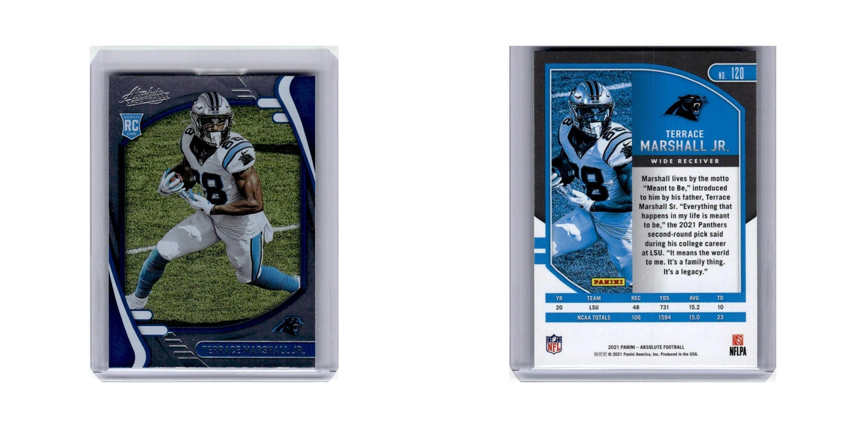 Terrace Marshall Jr. Rookie 2021 Panini Absolute #120 Carolina Panthers NM