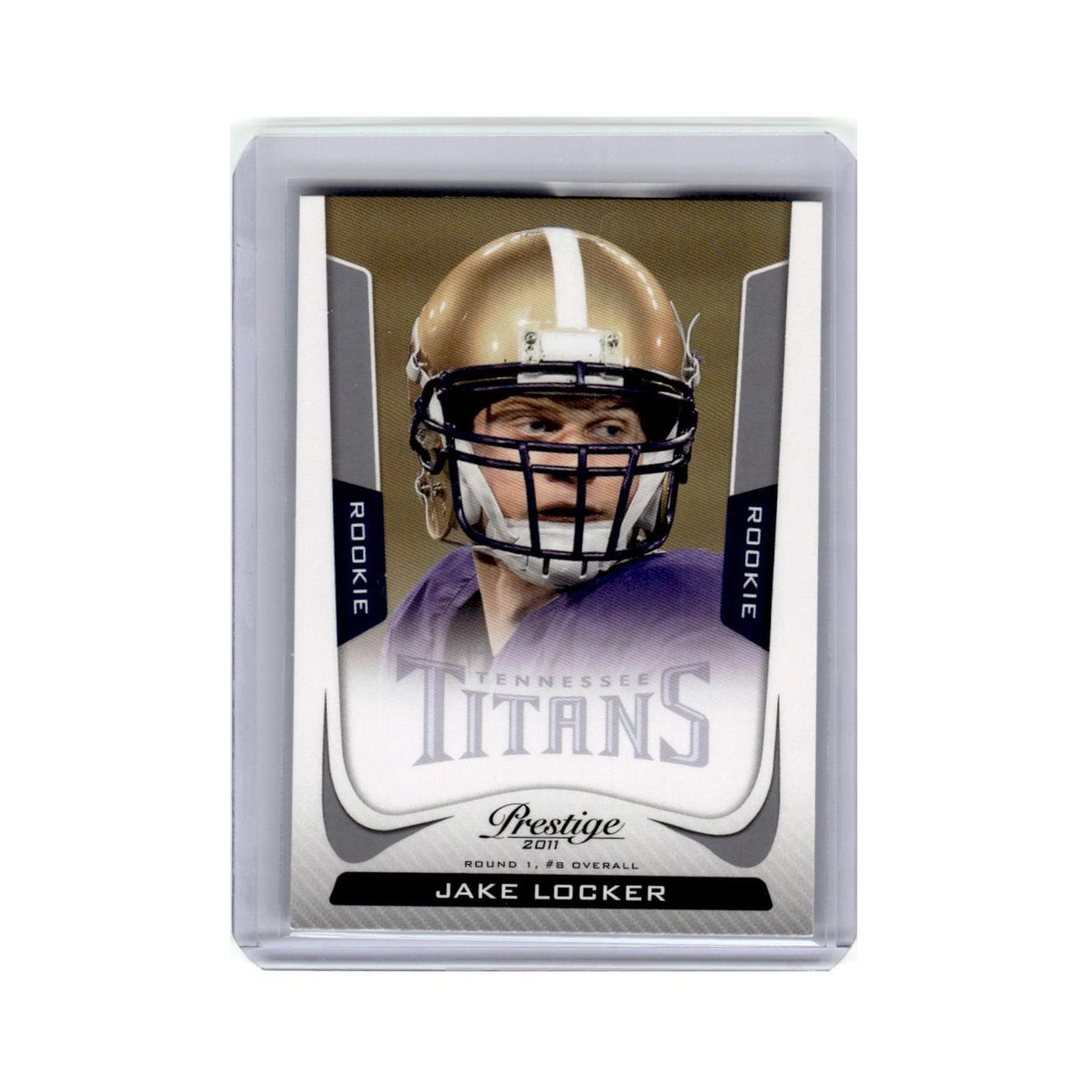 Jake Locker Rookie 2011 Panini Prestige #247 Tennessee Titans Football Card NM