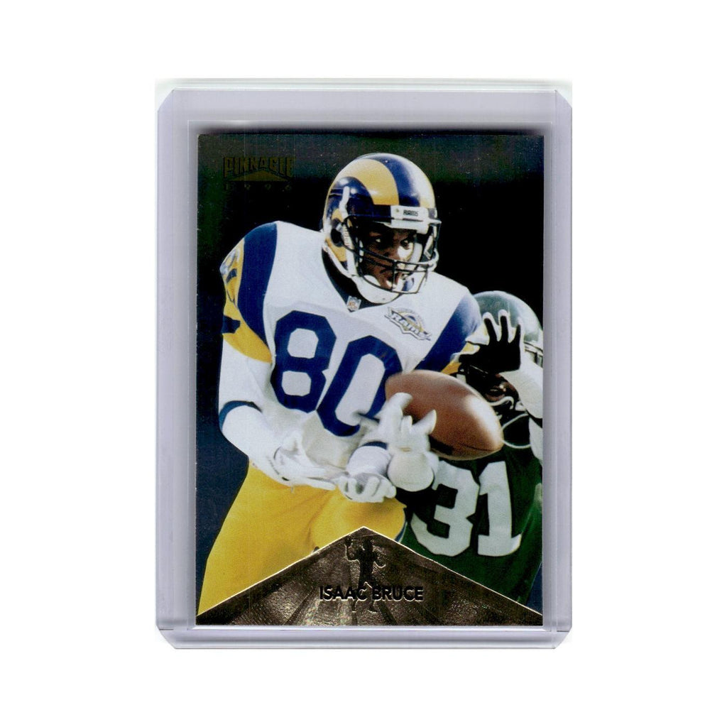 Isaac Bruce 1996 Pinnacle #48 St. Louis Rams Football Card NM