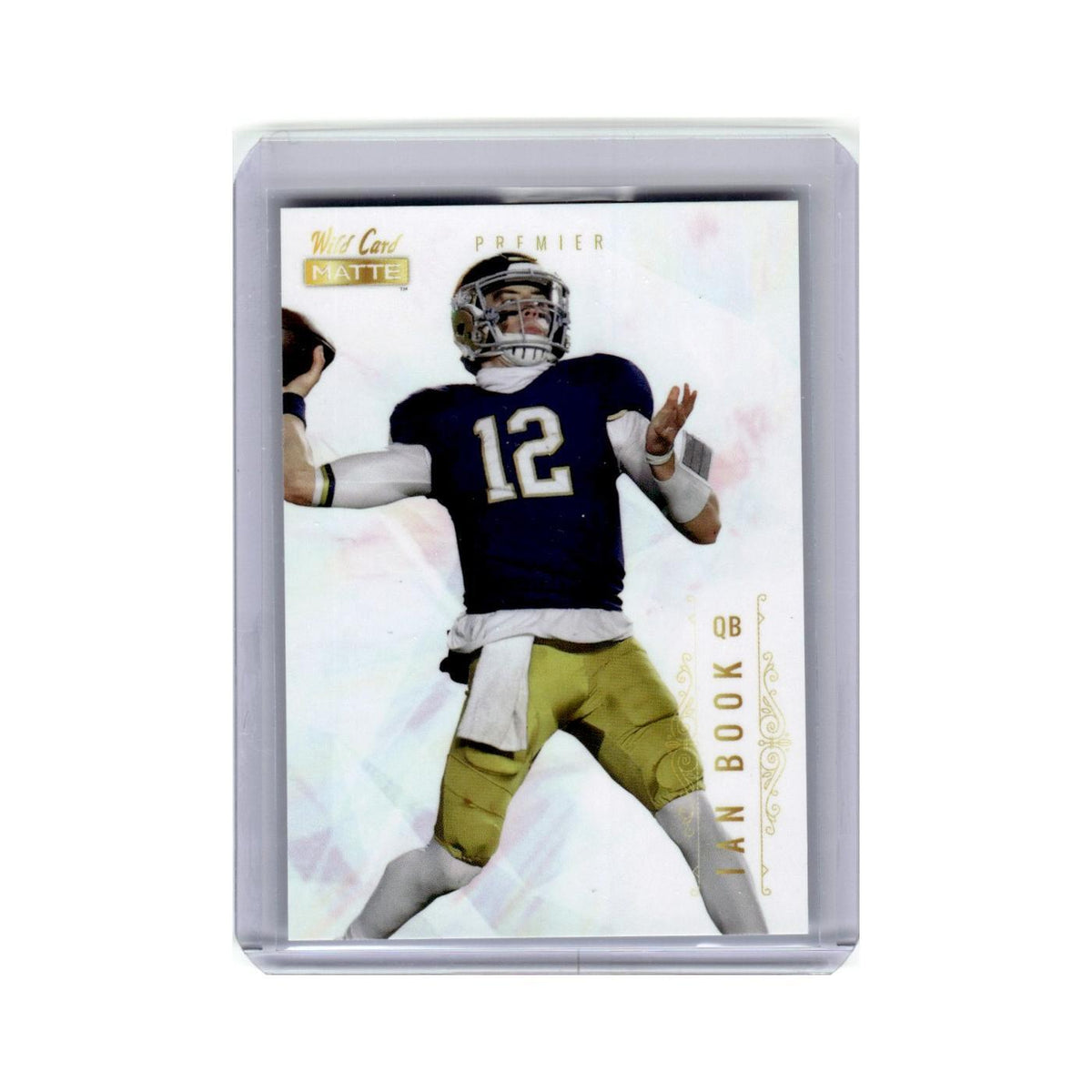 Ian Book 2021 Wild Card Matte Premier #MBC-26 Notre Dame Fighting Irish NM