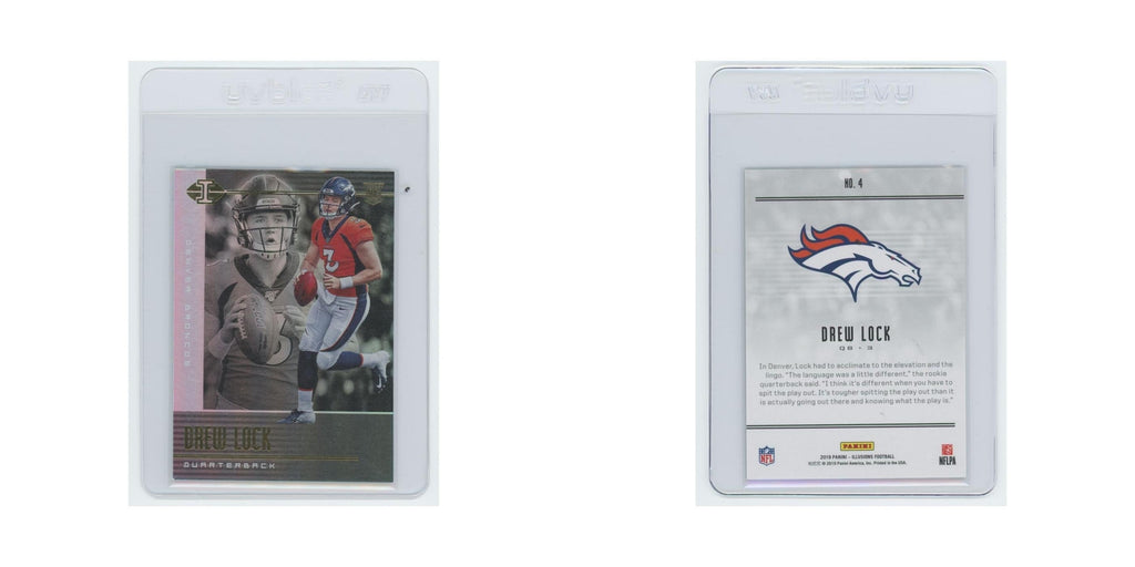 Drew Lock Rookie 2019 Panini Illusions #4 Denver Broncos Football Card NM