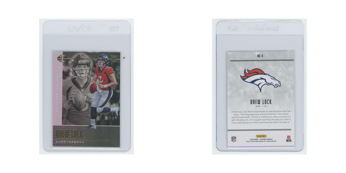 Drew Lock Rookie 2019 Panini Illusions #4 Denver Broncos Football Card NM
