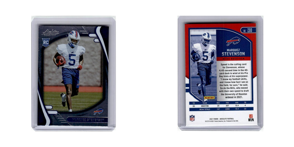 Marquez Stevenson 2021 Panini Absolute #200 Buffalo Bills Football Card NM