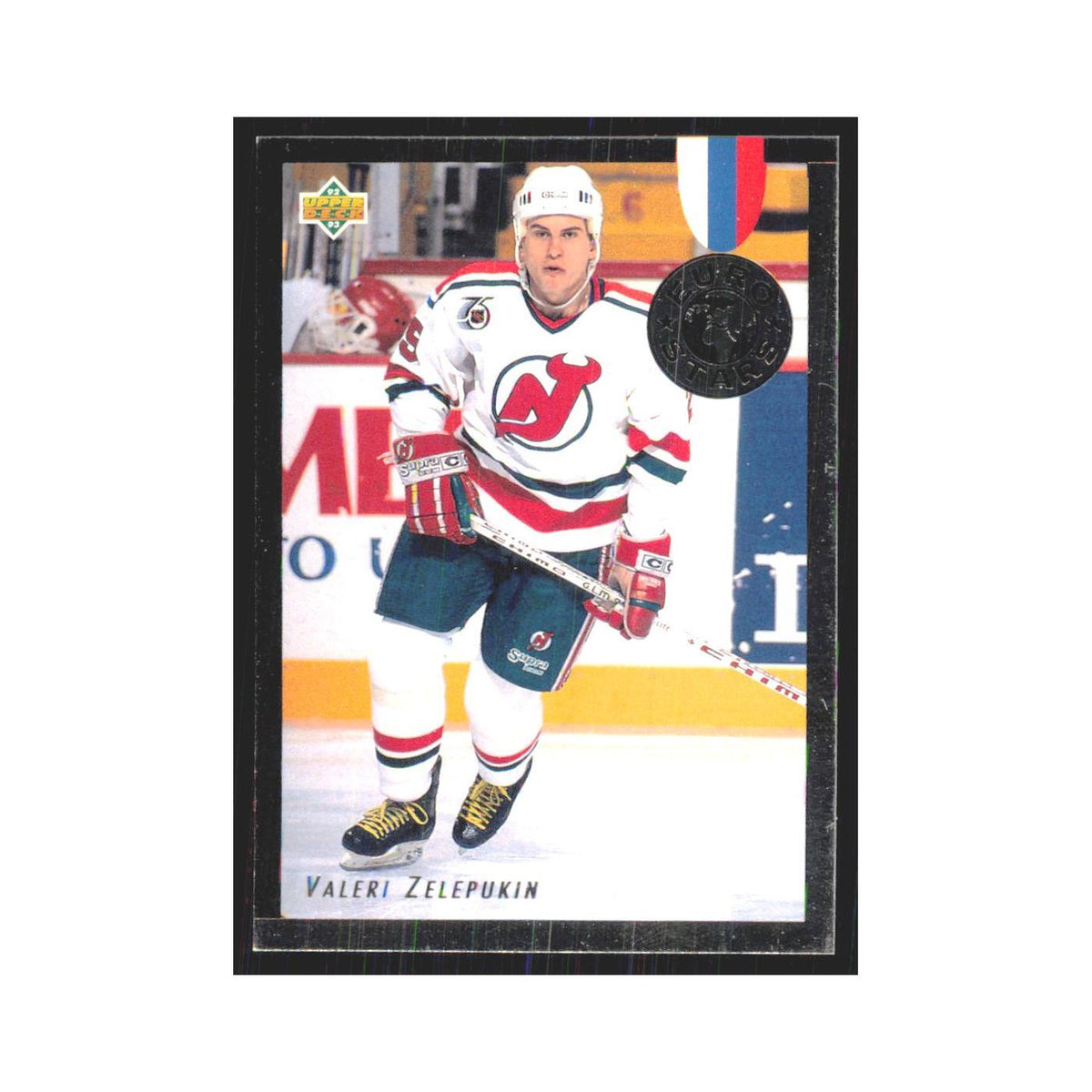 Valeri Zelepukin 1992 Upper Deck #E12 New Jersey Devils Hockey Card NM