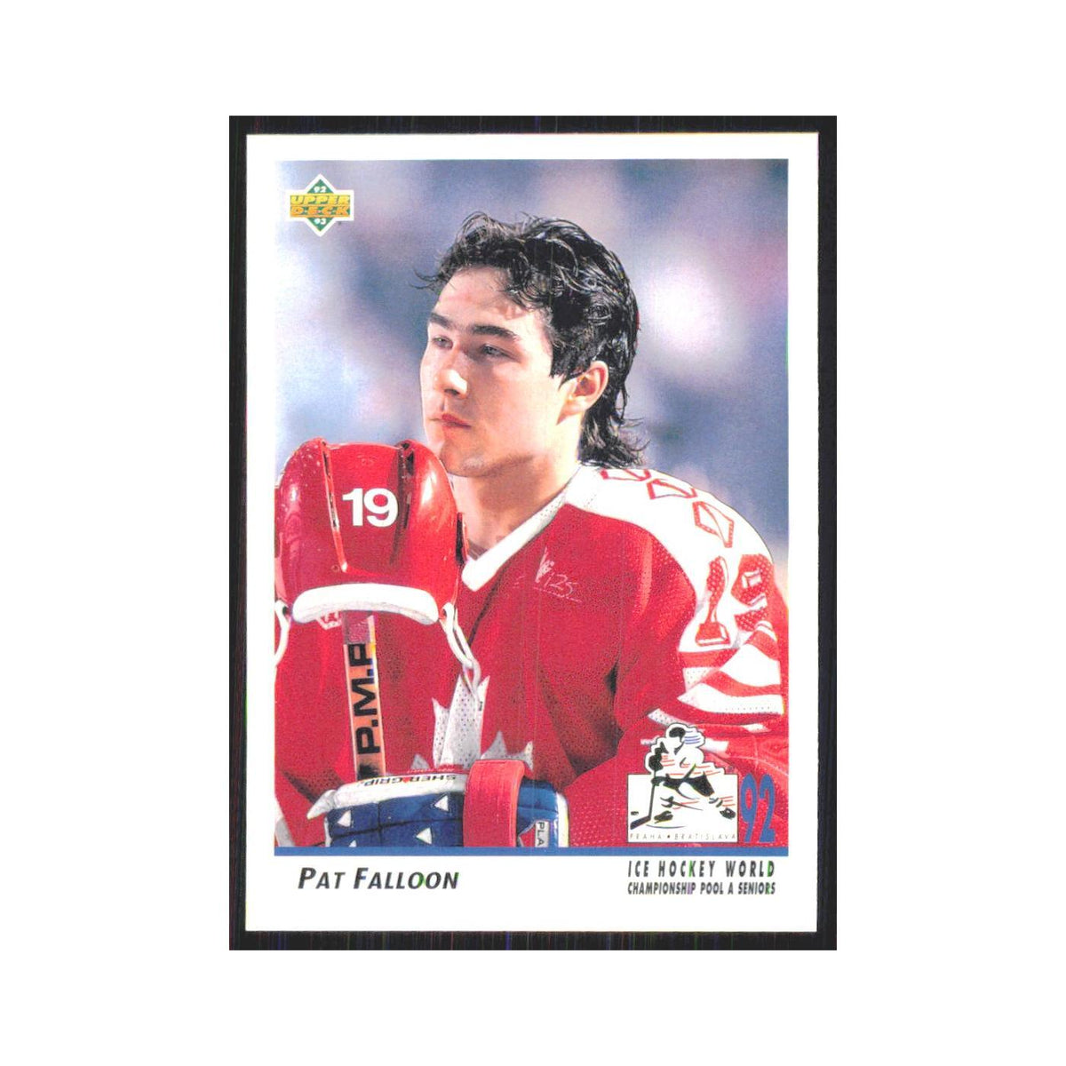 Pat Falloon 1992 Upper Deck #386 Canada Hockey Card NM