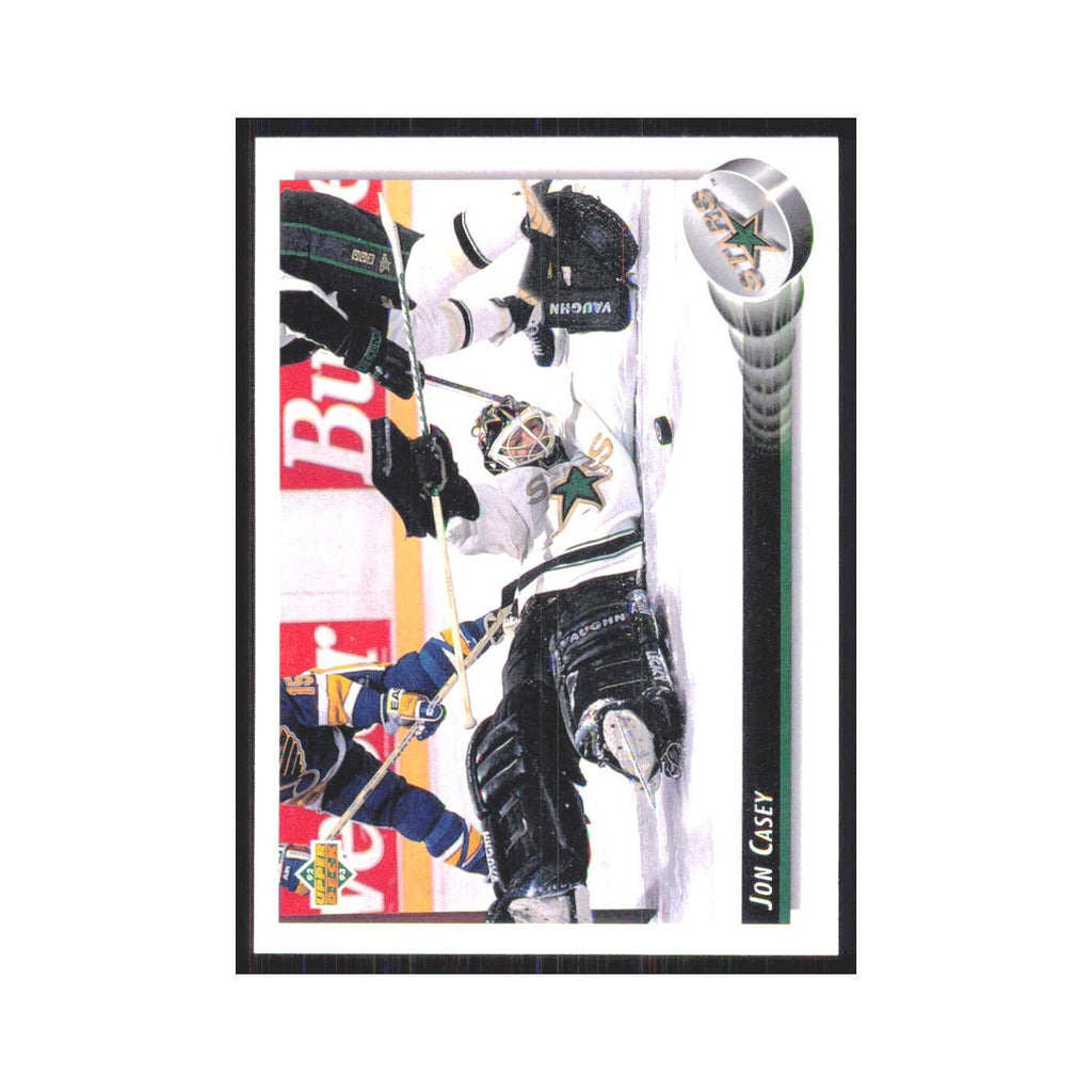 Jon Casey 1992 Upper Deck #190 Minnesota North Stars Hockey Card NM