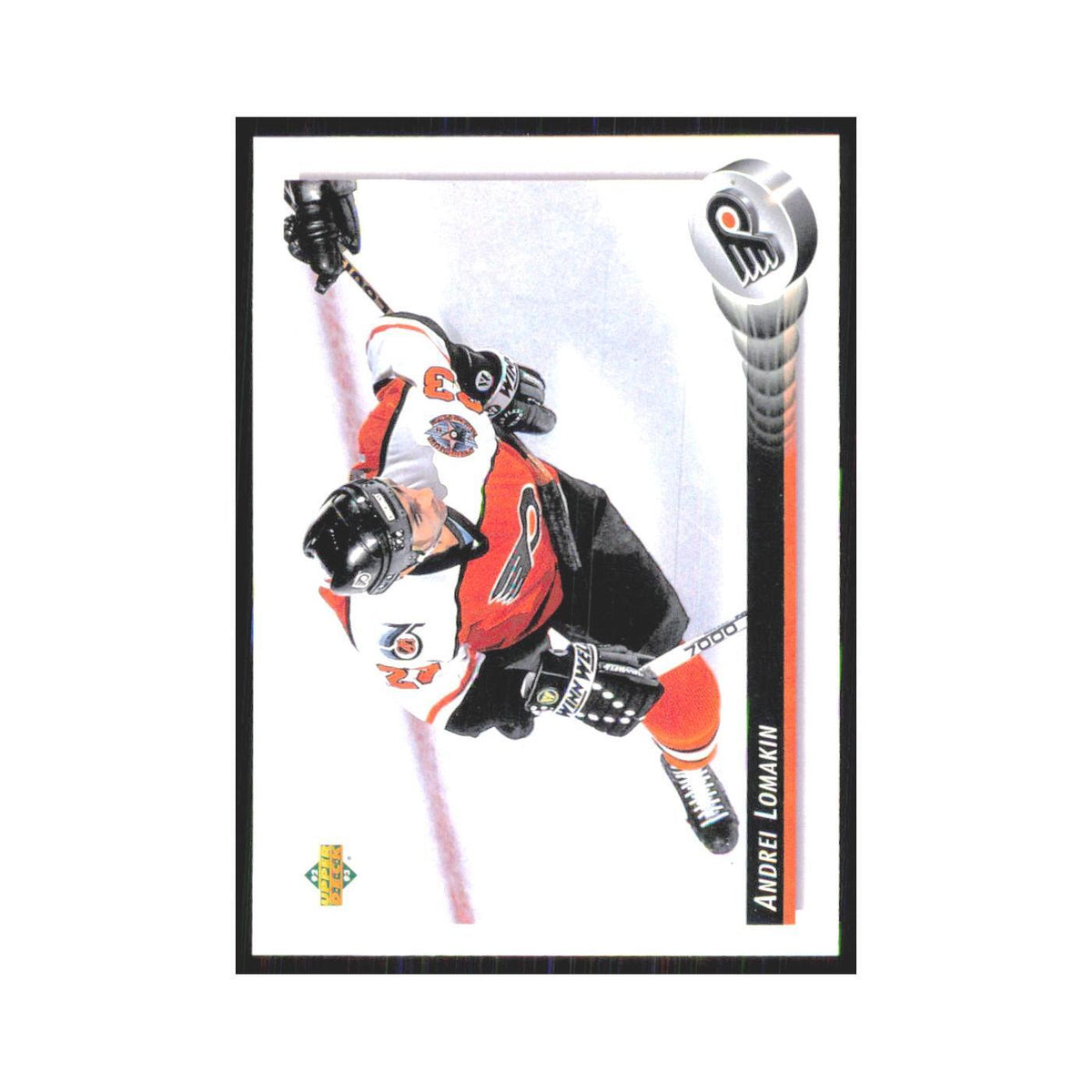 Andrei Lomakin 1992 Upper Deck #428 Philadelphia Flyers Hockey Card NM