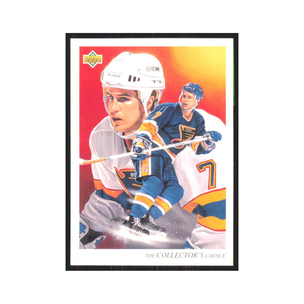 Nelson Emerson 1992 Upper Deck #18 St. Louis Blues Hockey Card NM