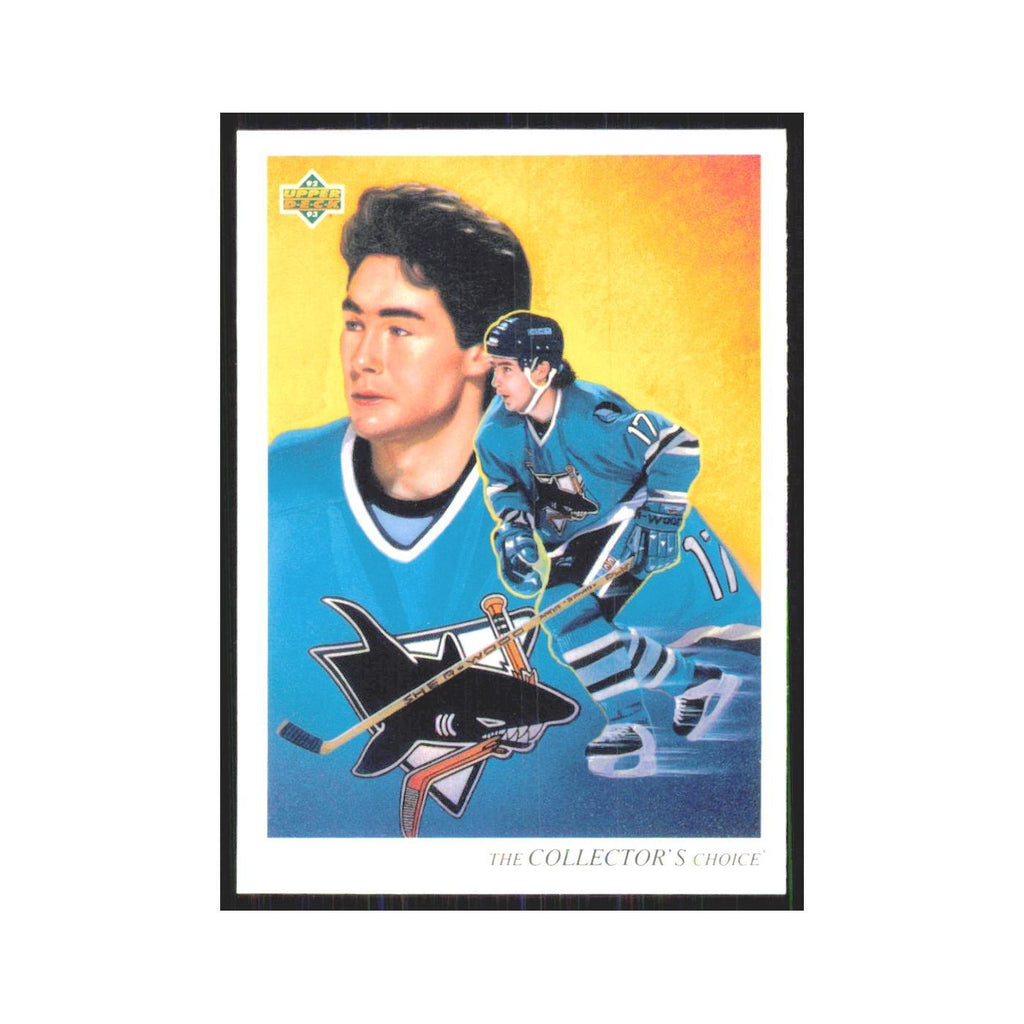 Pat Falloon 1992 Upper Deck #19 San Jose Sharks Hockey Card NM