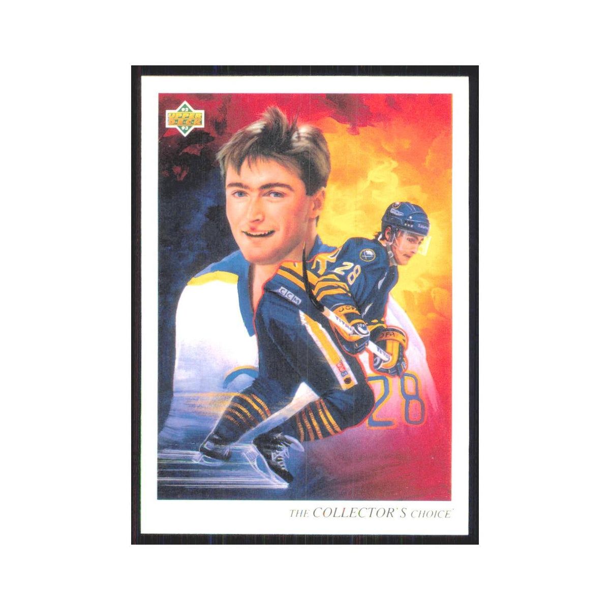 Donald Audette 1992 Upper Deck #2 Buffalo Sabres Hockey Card NM
