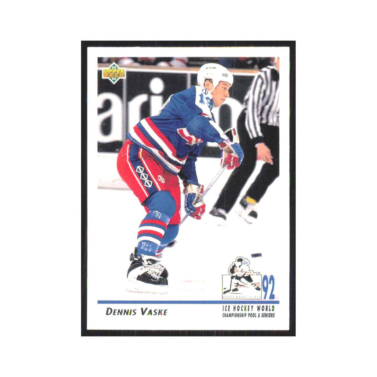 Dennis Vaske 1992 Upper Deck #383 USA Hockey Card NM
