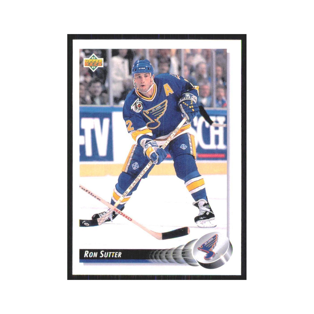Ron Sutter 1992 Upper Deck #184 St. Louis Blues Hockey Card NM