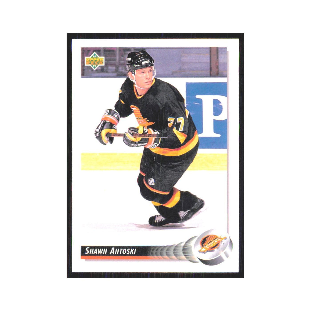 Shawn Antoski 1992 Upper Deck #81 Vancouver Canucks Hockey Card NM