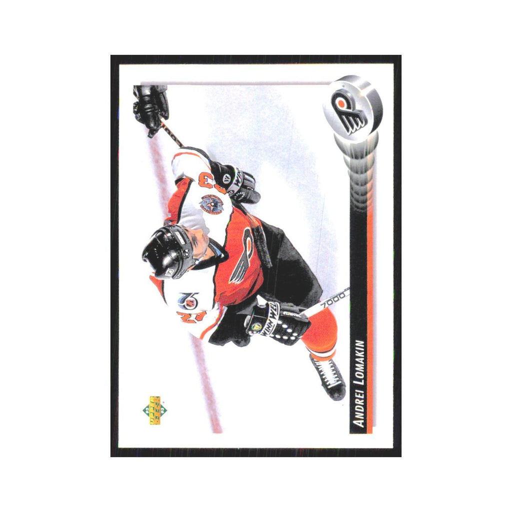 Andrei Lomakin 1992 Upper Deck #428 Philadelphia Flyers Hockey Card NM