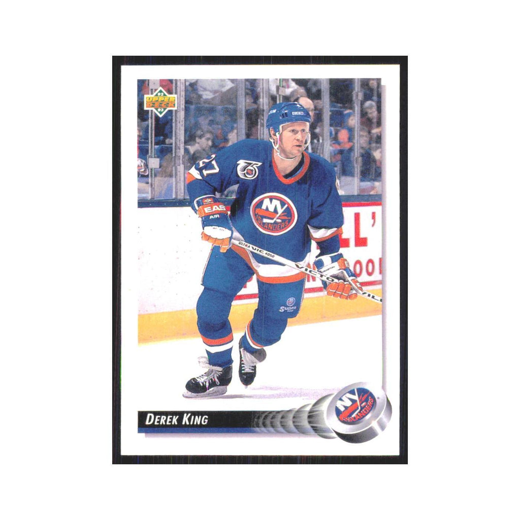 Derek King 1992 Upper Deck #191 New York Islanders Hockey Card NM