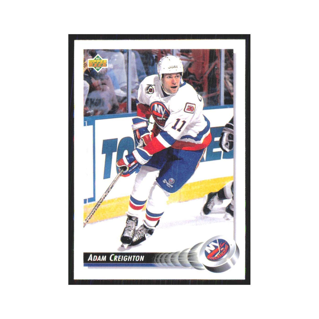 Adam Creighton 1992 Upper Deck #311 New York Islanders Hockey Card NM