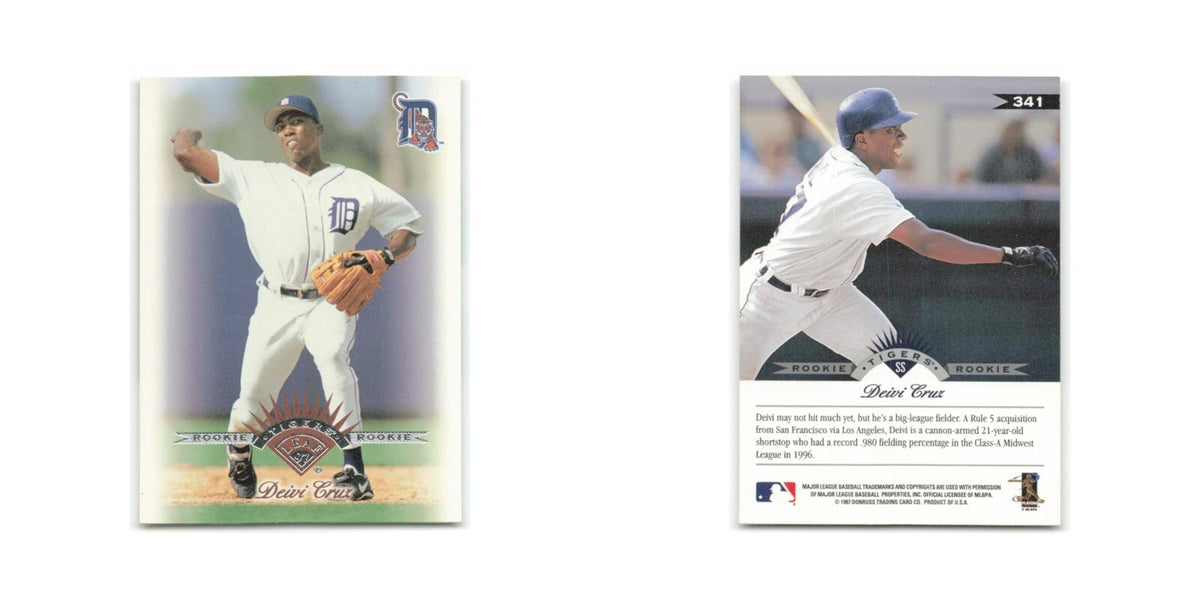 Deivi Cruz Rookie 1997 Leaf #341 Detroit Tigers Baseball Card NM